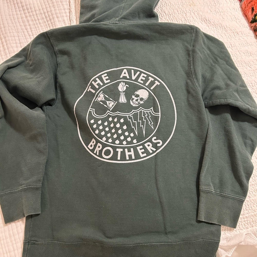 Green Avett Brothers Concert Hoodie